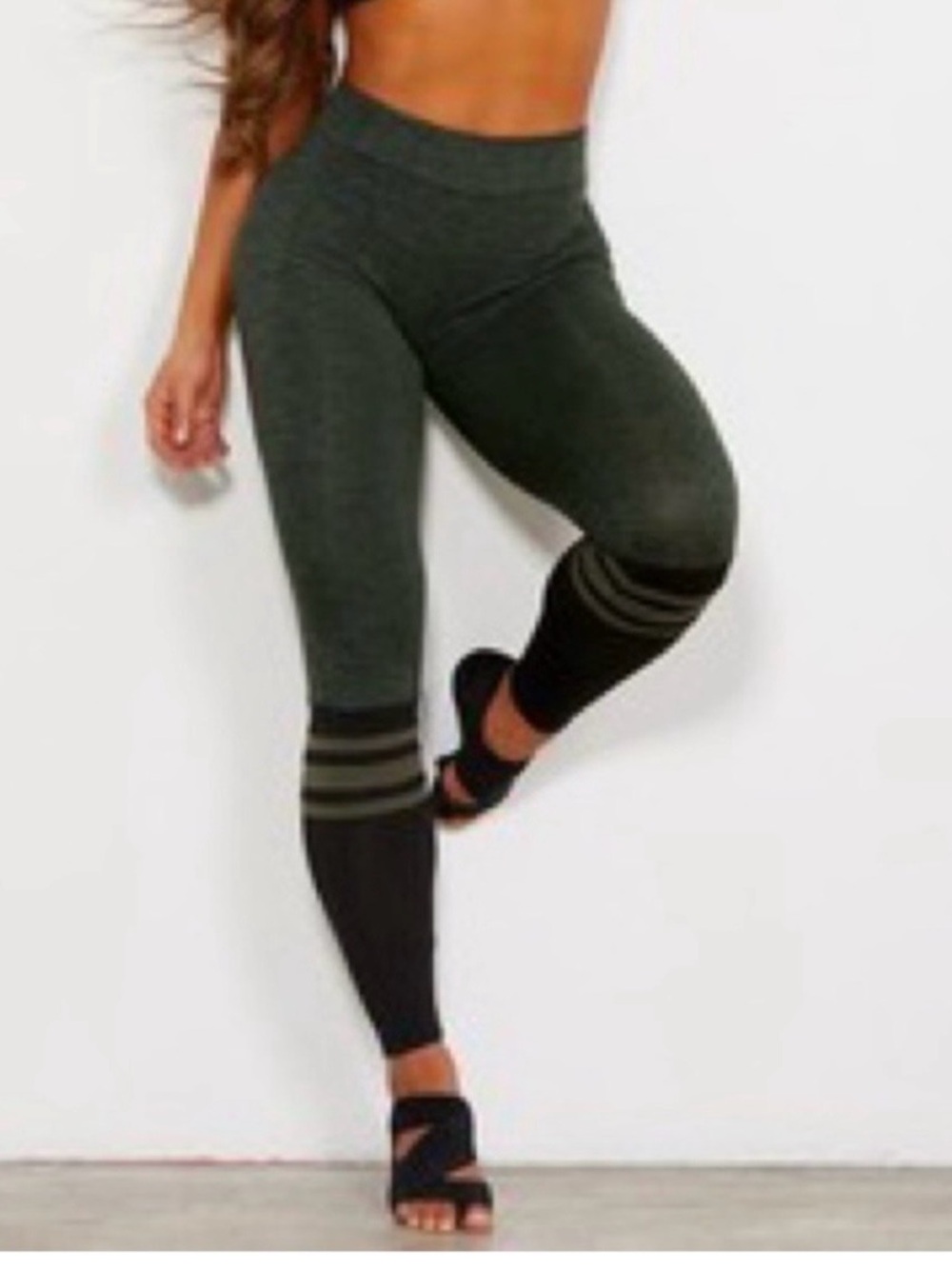Bombshell Sportswear Wintergreen Limited Edition Sock Leggings XS